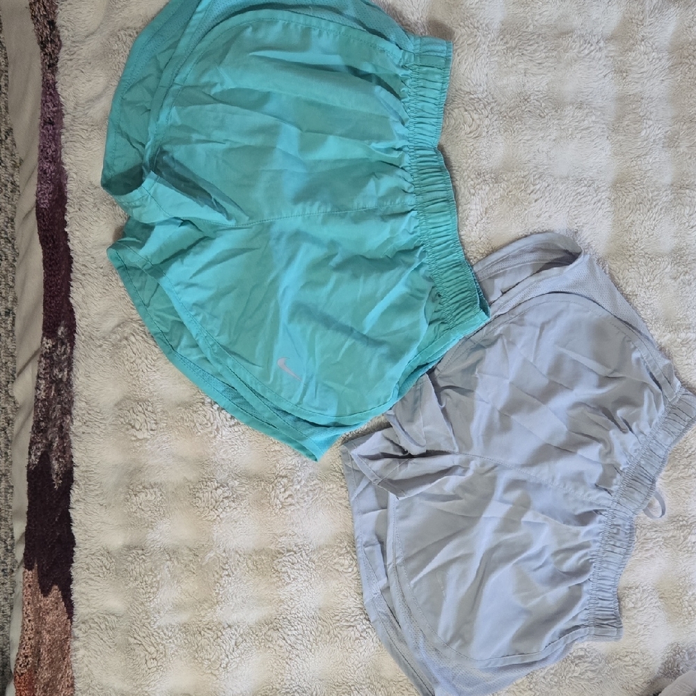 Nike Dri-FIT Shorts in Light Blue